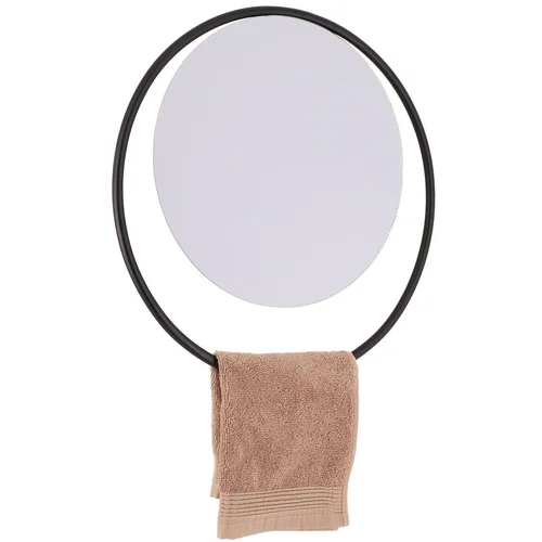 Tendance okruglo metalno ogledalo o37 cm, crno