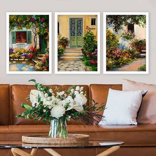 Wallity Set uramljenih slika 3BC_7547042, 3 Dela Cene