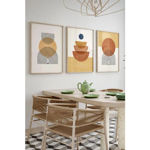 Wallity dekorativna slika 3Dartsohoset7, 33x48cm, 3 dela Cene