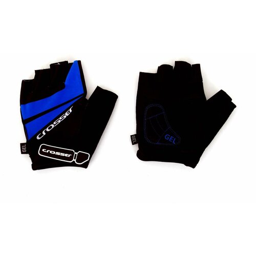 Crosser rukavice CG-512 short finger black / blue l Cene