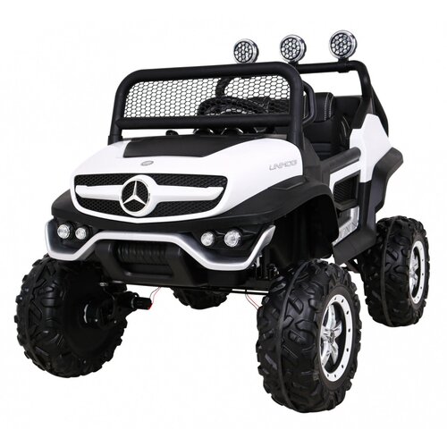  Licencirani auto na akumultor Mercedes BENZ UNIMOG S - bijeli Cene
