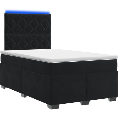  Boxspring krevet s madracem Crna 120 x 190 cm Bar&amp;scaron;un Slike