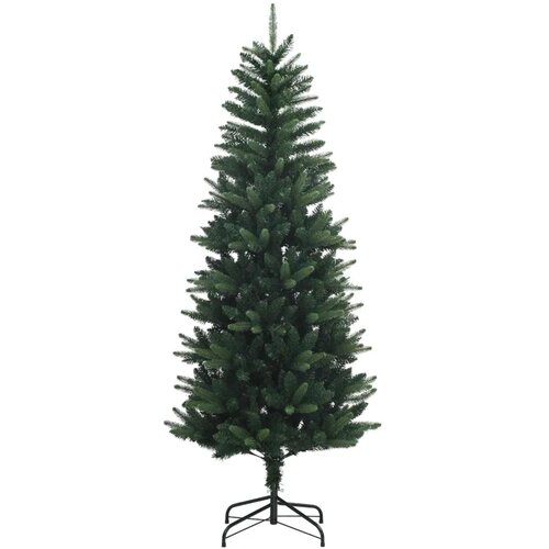  Umjetno božićno drvce s nogom 150 cm 150 LED lampica - 150 cm s LED svjetlima Zelena Slike