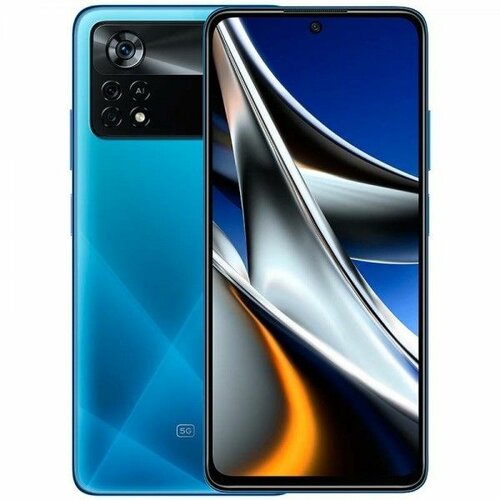 Xiaomi mobilni telefon poco X4 pro 5G laser blue 8/256GB Slike