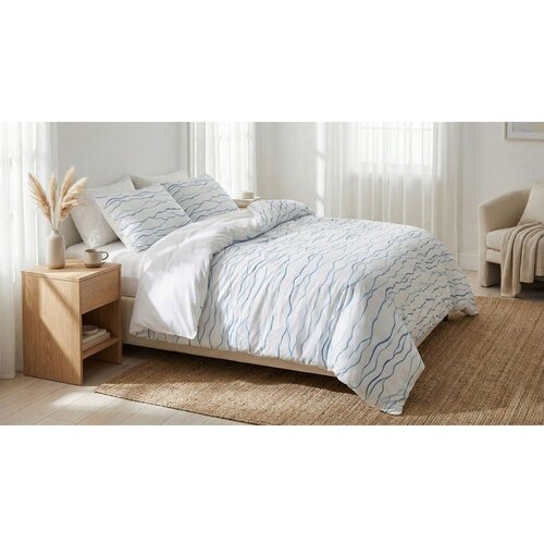 Mijolnir Bijela posteljina za bračni krevet 200x200 cm Serenity &ndash; Cijene