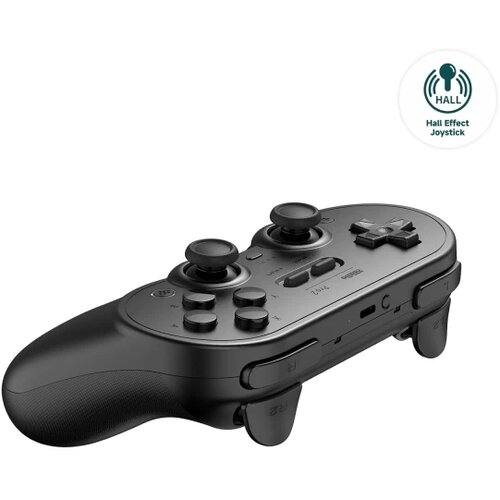 8BitDo Pro 2 brezžični igralni plo&amp;scaron;ček s Hall Effect palicami črne barve Slike