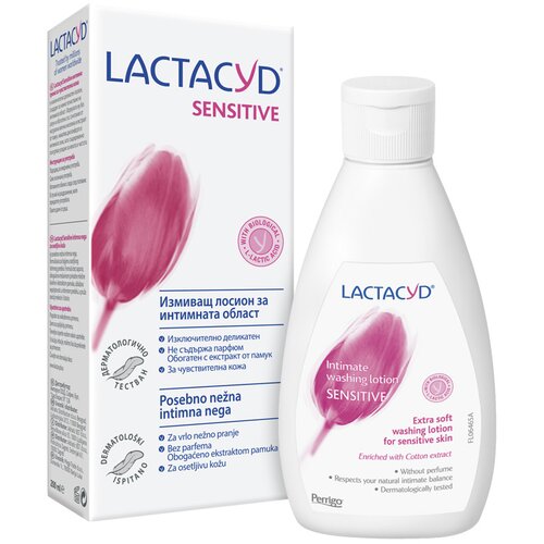 Lactacyd sensitive losion za intimnu negu osetljive kože 200 ml Slike