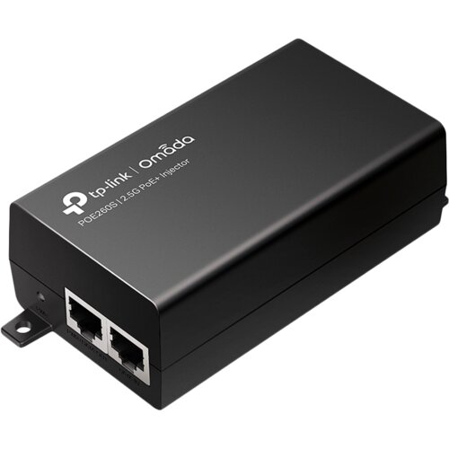Tp-link PO260s 2.5G PoE+ Injector Adapter, 1x 2.5G PoE Port, 1x 2.5G Non-PoE Port, 802.3at/af Compliant, Data and Power Carried over The Same Cable Up to 100 Meters, Plastic Case, Pocket Size Cijene