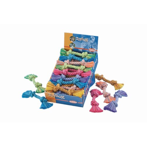 Nobby igralna vrv z dvema vozloma, mix - 90 g Cene