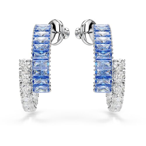 Swarovski Uhani modra / transparentna Slike