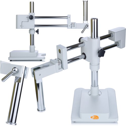 Rosfix SDMS1 STOJALO ZA STEREOSKOPSKI MIKROSKOP &ndash; ROKA 235 MM, STEBER 380 MM, PODSTAVEK 210&times;260 MM, (5000068587) Cene