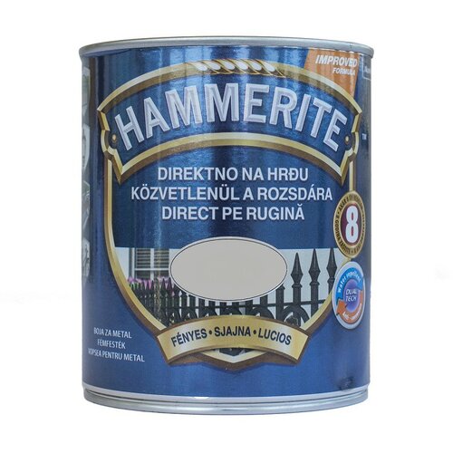HAMMERITE 3u1 Sjajni lak za metal 0,75l, BELI Cene