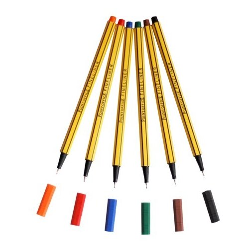 Flomaster levia point 0,4 komplet 1/6 fineliner LEVIA Cene