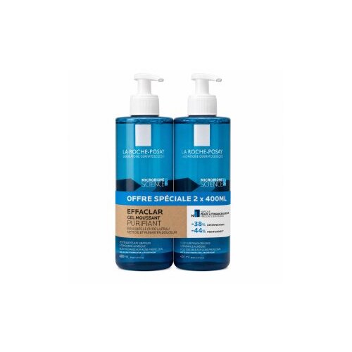 LAROCHE-POSAY Effaclar čistilni gel Gel Moussant Purifiant 2 x 400 ml Cene