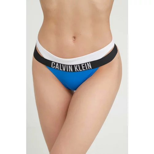 Calvin Klein Brazilke za kopanje mornarsko modra barva