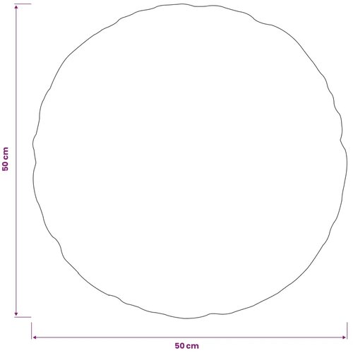  Jastuk s jastukom HEERLEN 2 kom. Bijela PV flis - Bijela &amp;Oslash; 50 cm 2 Slike