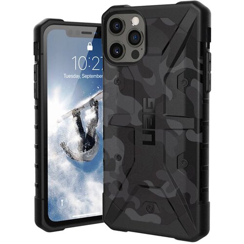Uag Maska Pathfinder Camo za iPhone 12 Pro Max crna Slike