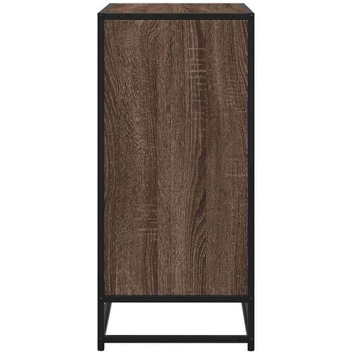 VidaXL Komoda boja hrasta 68x35x76 cm konstruirano drvo i metal Slike