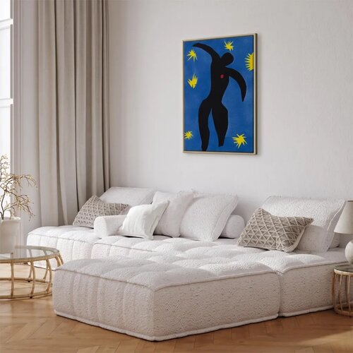  Slika - Henri Matisse &amp;ndash; Icarus (from Jazz) 40x60 U prirodnom drvenom okviru Slike