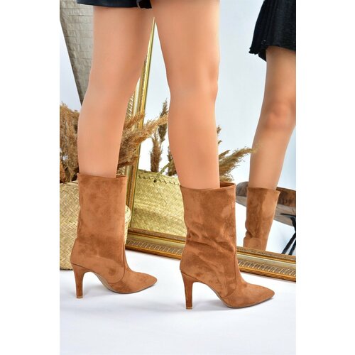 Fox Shoes Tan Women's Suede Boots Slike