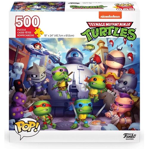 Funko Games Pop! Puzzles - Tmnt - 500 Pieces Slike