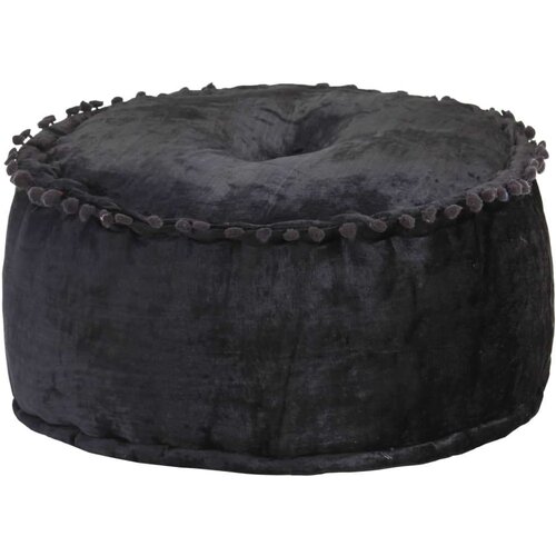 vidaXL okrogel tabure iz žameta 40x20 cm antraciten Cene