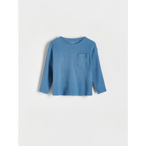 Reserved - Predimenzionirana majica dugih rukava - steel blue Slike