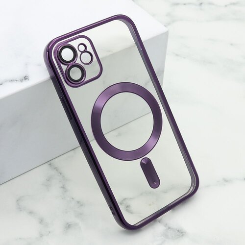 Maska camera protect magsafe za iphone 12/ ljubičasta Slike