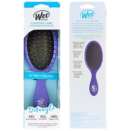Wet Brush Custom care thin hair Detangler purple četka za kosu za nježnu kosu Purple 1 kom Slike