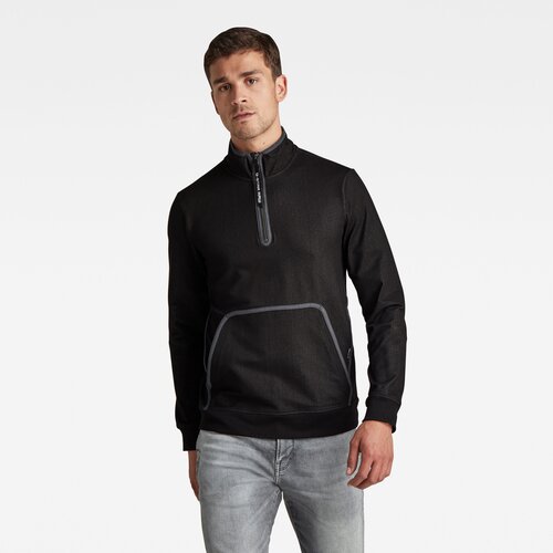 G-star Sweatshirt - Half zip bound tweeter t l\s black Slike