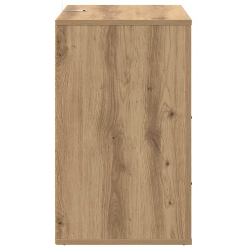  Noćni ormar Umjetnički hrast 35 x 50 x 60 cm Konstruirano drvo Slike