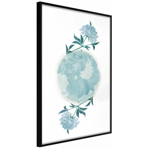  Poster - World in Shades of Blue 30x45