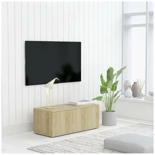  TV omarica sonoma hrast 80x34x30 cm iverna plošča