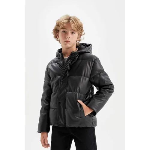 Defacto Boy Water Repellent Hooded Coat