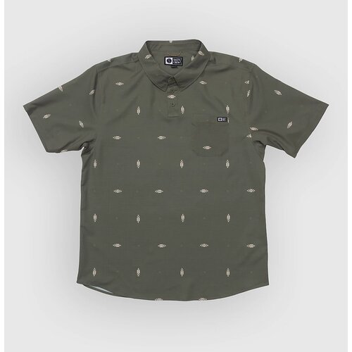 Salty Crew Breezer Perf Polo Majica olive Slike