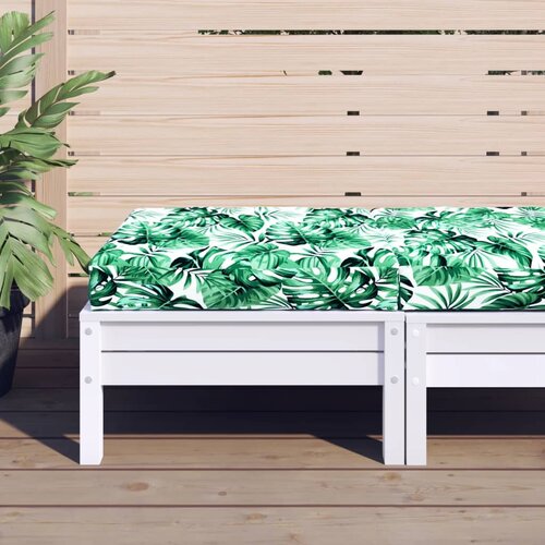 vidaXL Jastuk za palete s uzorkom lišća 60x60x10 cm od tkanine Oxford Cijene