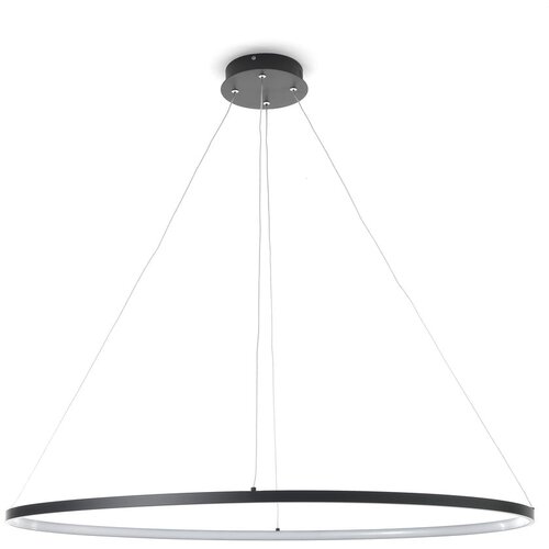 Tomasucci Črna viseča luč Oval Ring, višina 92 cm Cene