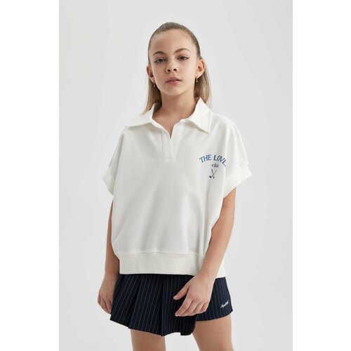 Defacto Oversize Fit Short Sleeve Polo T-Shirt Slike