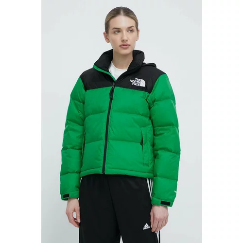 The North Face Pernata jakna 1996 RETRO NUPTSE JACKET za žene, boja: zelena, za zimu, NF0A3XEOPO81