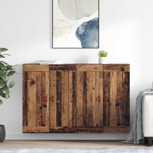  Kabinetski zidni Zidne 2 pcs Staro drvo 69,5 x 34 x 90 cm Cijene