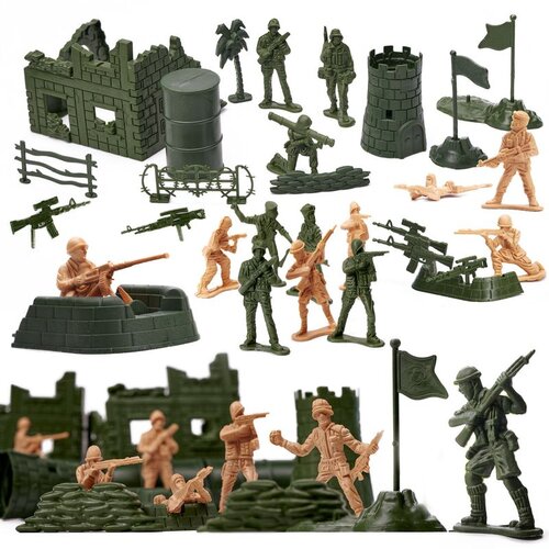  Set figurica za vojnu bazu 114 elemenata Cijene
