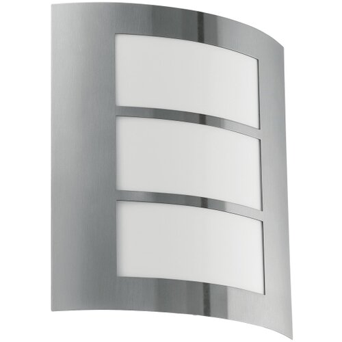 Eglo city spoljna zidna lampa/1, e27, inox Slike