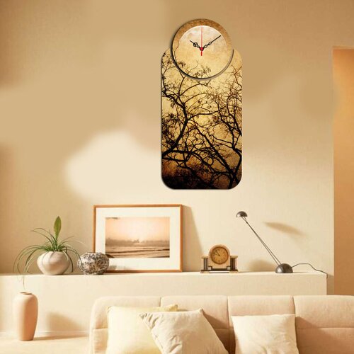 Wallity Zidni sat YMS-25, 68x32 cm, 2 dijela Cene