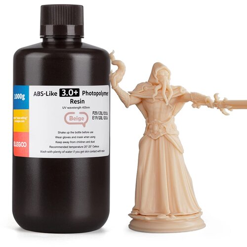 Elegoo ABS-Like 3.0 Plus Resin 1,000g Beige Cene