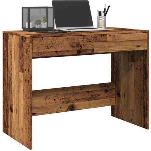 vidaXL Radni stol boja starog drva 101x50x76,5 cm konstruirano drvo Cijene