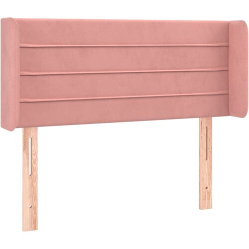 vidaXL Uzglavlje s ušima ružičasto 83x16x78/88 cm baršunasto Cijene