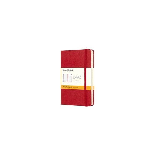 Moleskine Džepna bilježnica tvrde korice, crvena - crte Cijene