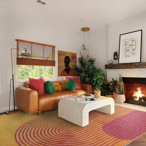 Asiatic Carpets Žuti /narančasti tepih 160x230 cm Muse Orange Retro &amp;ndash; Slike