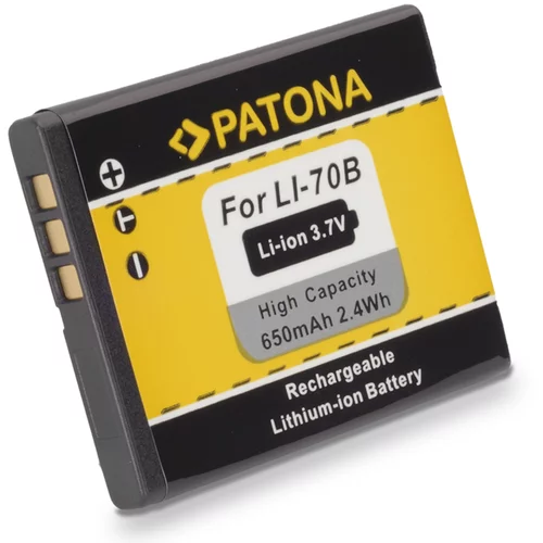 Patona Baterija LI-70B za Olympus D-700 / FE-5040 / VG-160, 650 mAh