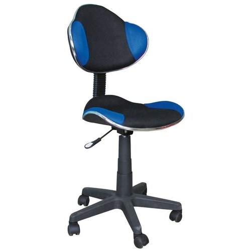  Uredska stolica Q-G2 - membranska tkanina - crna/plava Cene